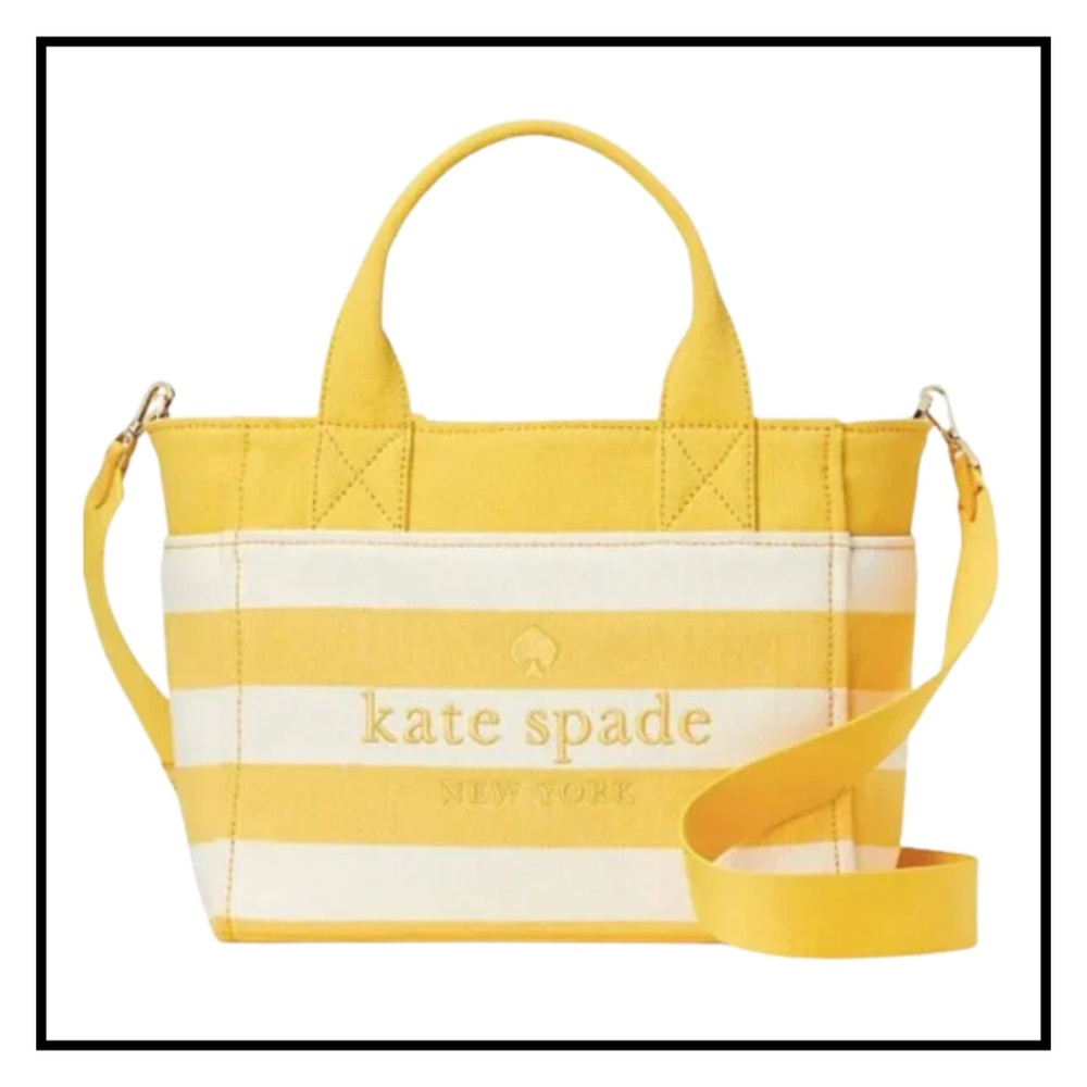 NWT Kate Spade Jett Canvas Tote/Crossbody/Shoulder Bag